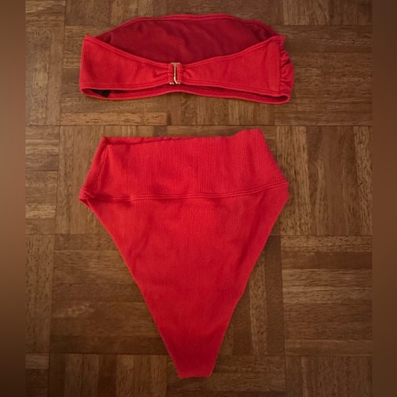 Beach Riot Vibrant Red Bikini Set - Picture 2 of 6